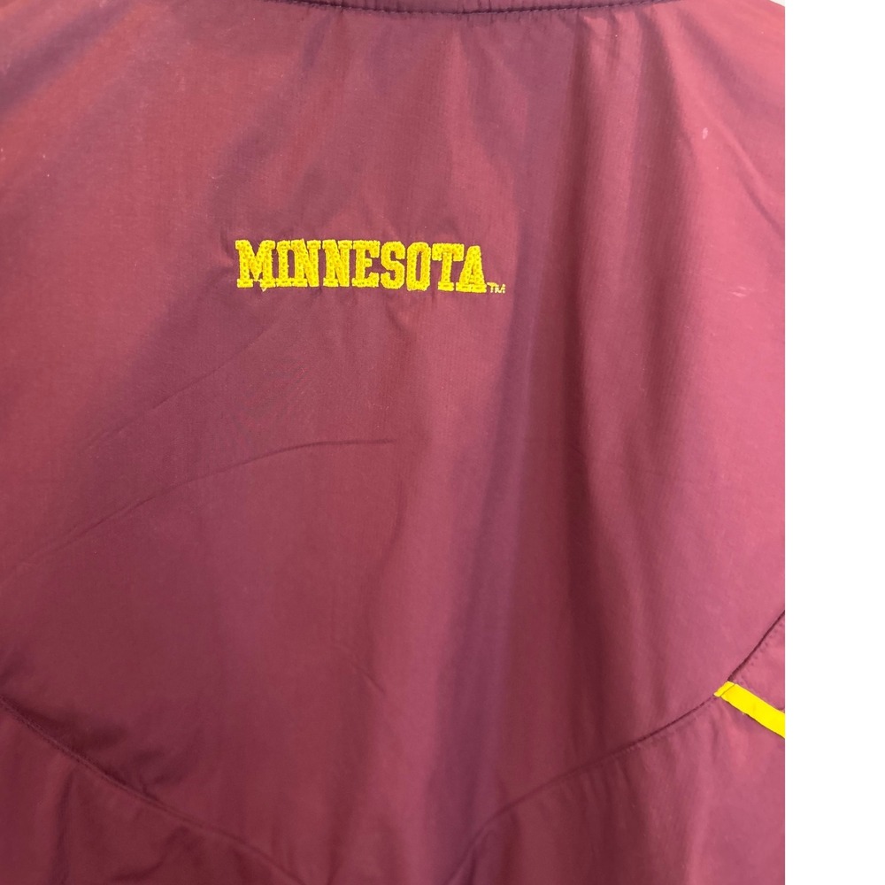 Nike Minnesota Golden Gophers Maroon Clima-FIT Quarter Zip Windbreaker Mens L - Picture 5 of 8